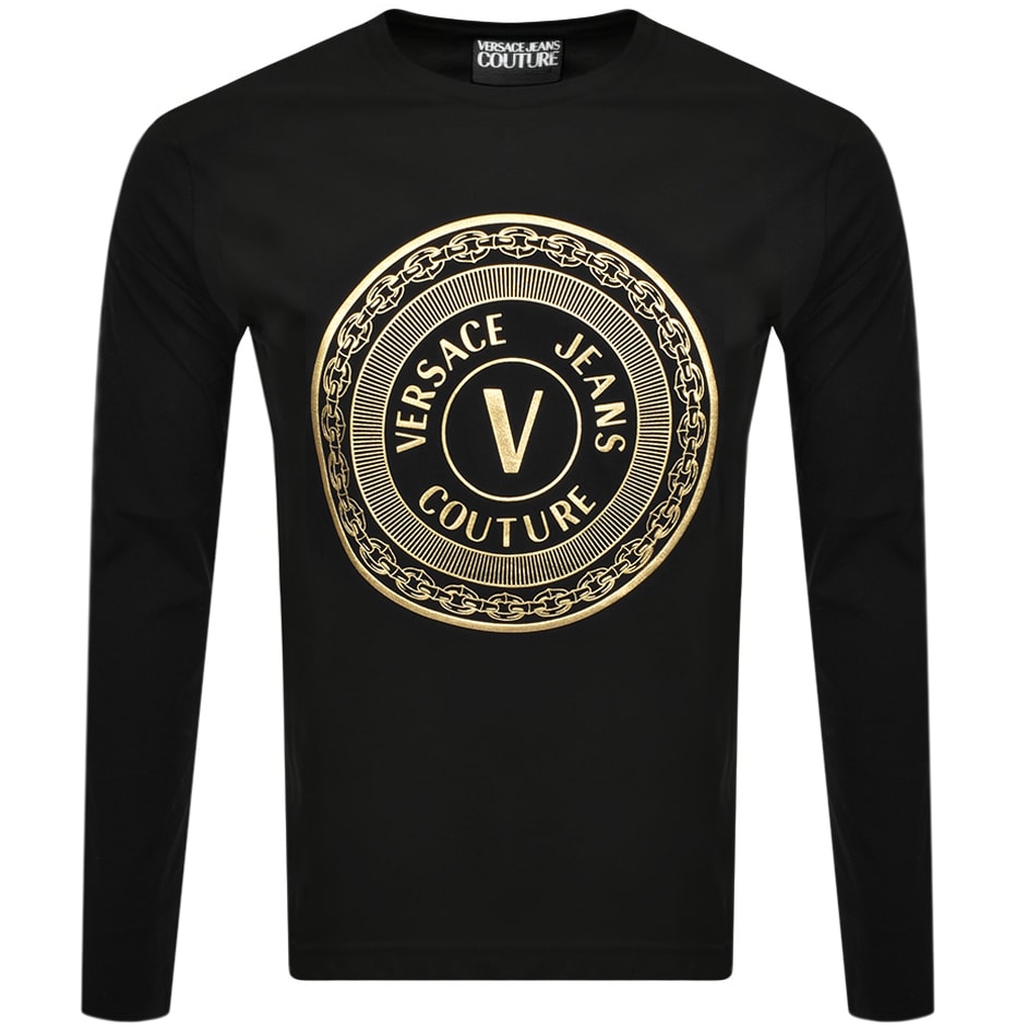 Alternative Image for ProductVersace Jeans Couture Long Sleeve T Shirt Black1